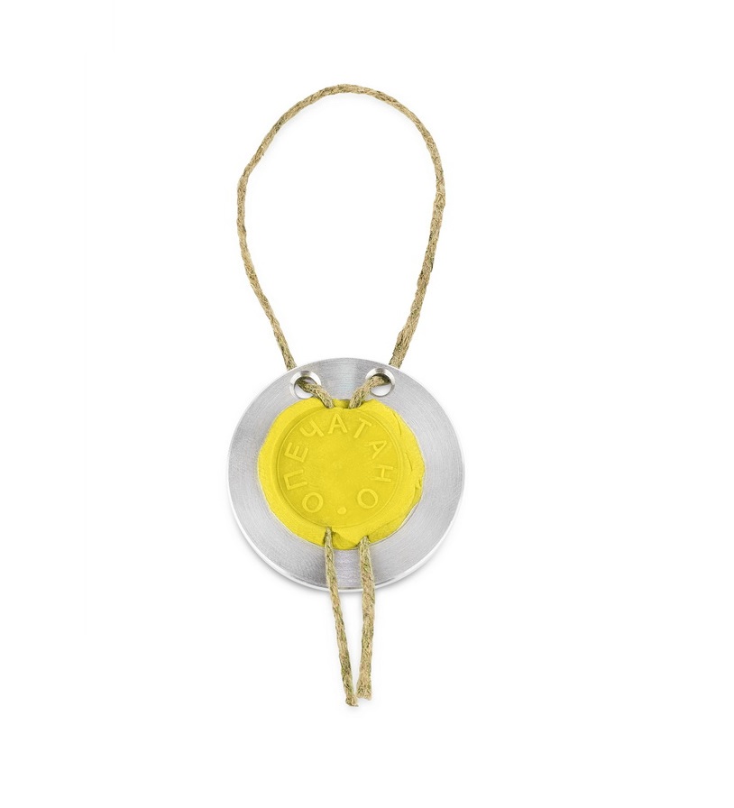 подвесная плашка для пластилина плашка для опечатывания алюминиевая