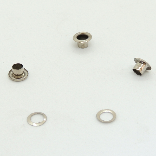 люверс 4 мм никель